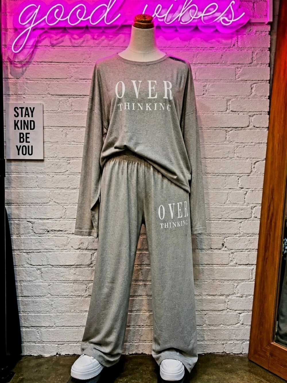 OVERTHINKING Lounge 2-Piece Sets  - Grey Or Grape Set